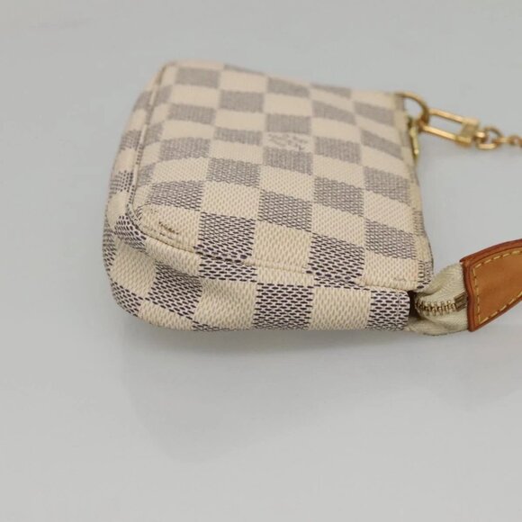 LOUIS VUITTON Damier Azur Mini Pochette Accessoires Pouch - Picture 13 of 16